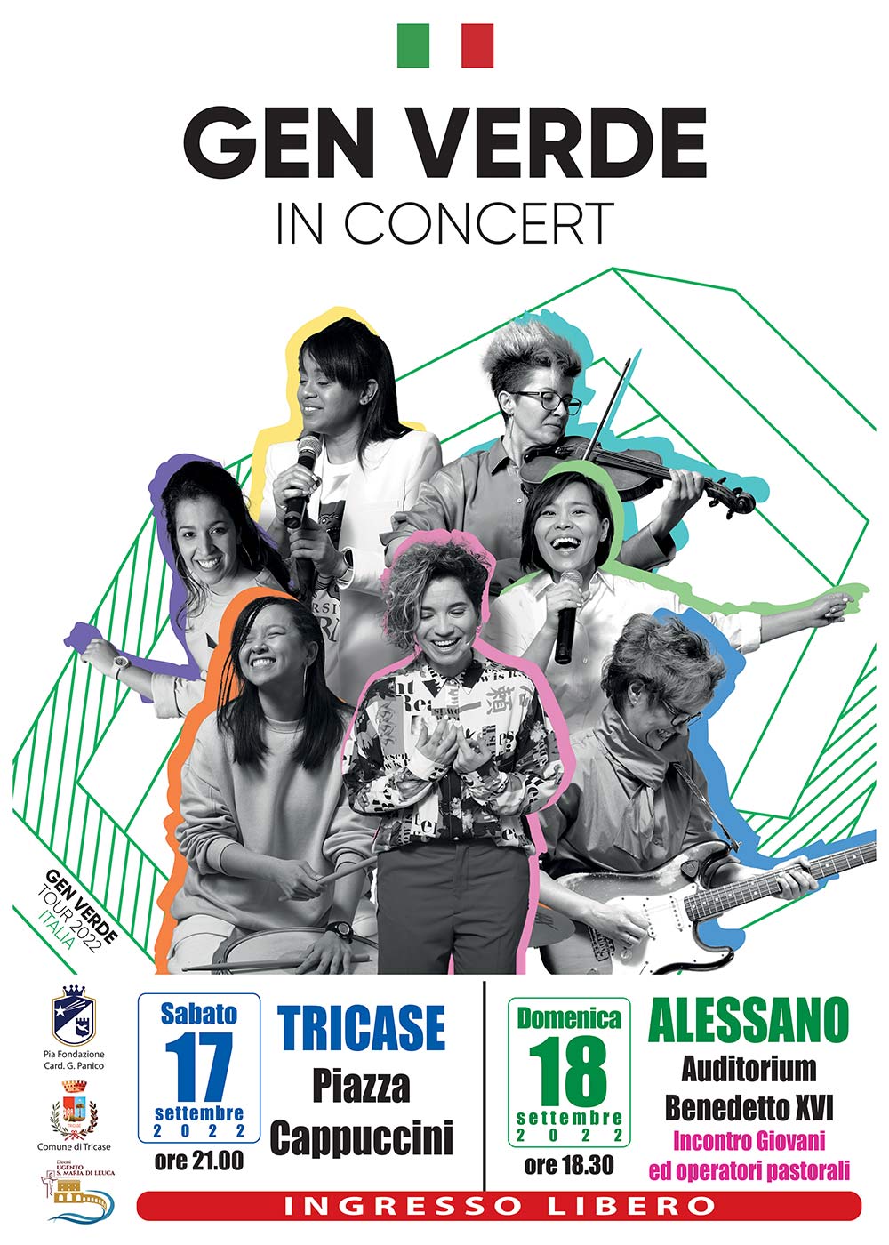 Gen Verde locandina concerto 17 e 18 agosto 2022